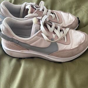 Nike Women's Pink and Gray Sneakers